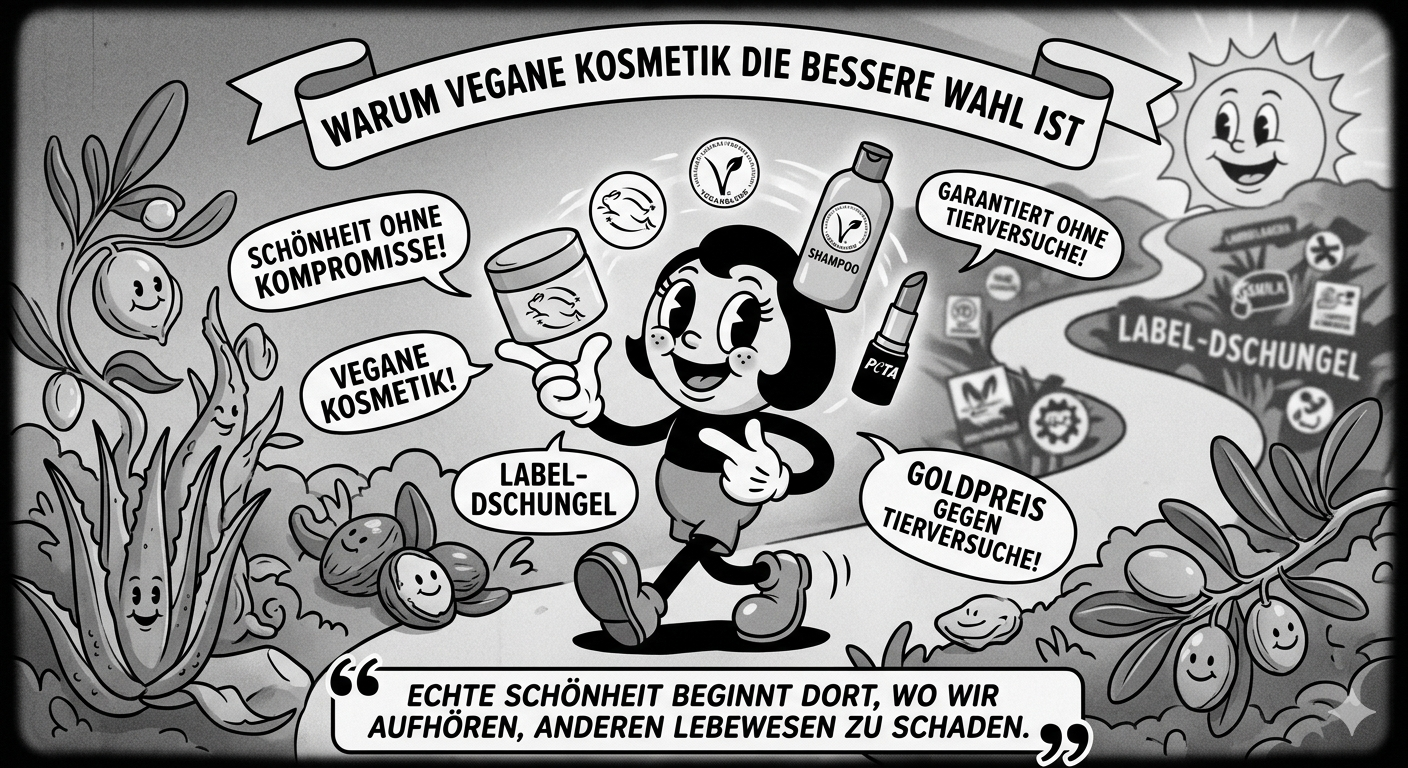 Vegane Kosmetik und Pflegeprodukte ohne Tierversuche