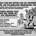 Veganes Frühstück in einem Bio-Hotel